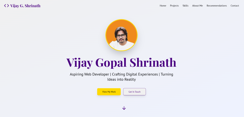 Personal Portfolio Website